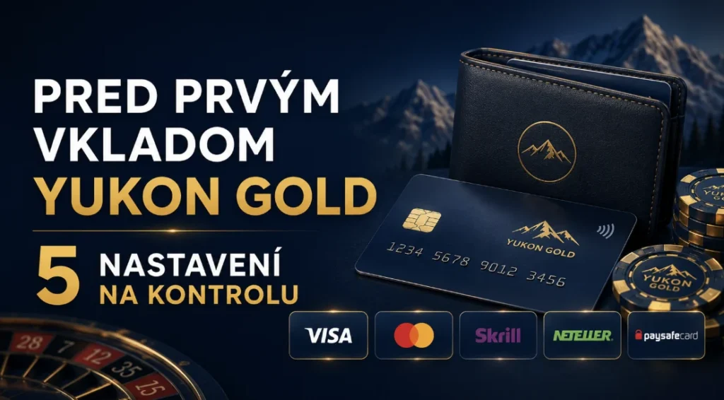 Pred prvým vkladom v Yukon Gold: 5 nastavení, ktoré sa oplatí skontrolovať