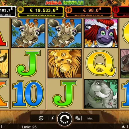 Yukon Gold Casino Mega Moolah – progresívny jackpot